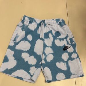 Nike Kids Cloud Pattern Blue Shorts